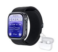 HUAWEI Watch D3 Smartwatch Schwarz + FreeBuds SE 4 Weiß | 24/7 ambulantes Blutdruckmonitoring, Blutdruckmessung vor und nach dem Training, HRV, EKG, Ganztägiger Komfort, 40 g
