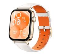 HUAWEI Watch FIT 3, 1,82″ AMOLED-Display, Ultraschlankes Design, Bluetooth-Anrufe, Bis zu 10 Tage Akkulaufzeit, Kompatibel mit iOS & Android, Umfassendes Fitness-Management, GPS, Weißes Leder