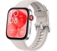 Huawei Watch Fit 3 [inkl. Kautschuk-Armband weiß] 43mm Aluminiumgehäuse silber | Zustand: Neu