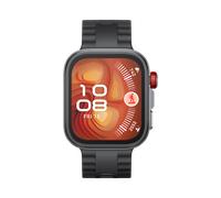HUAWEI WATCH FIT 4 Pro schwarzes Gehäuse mit schwarzem Fluorelastomer-Armband