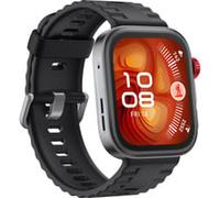 Huawei Watch Fit 4 Pro (Seiya-B29F), Smartwatch schwarz, schwarzes Fluorelastomer-Armband