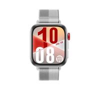 HUAWEI WATCH FIT 4 silbernes Gehäuse mit silbernem Nylonarmband