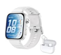 HUAWEI Watch FIT 5 Pro Smartwatch+FreeBuds SE 4 Weiß, GPS, Fitness Tracker mit EKG & Schlaftracker, 1,92" Display, NFC-Zahlung, Sportuhr mit Sportanalyse, Bis zu 10 Tage Akku, 5 ATM, Weiß