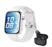 HUAWEI Watch FIT 5 Pro Smartwatch Weiß+FreeBuds SE 4 Schwarz