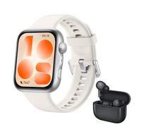HUAWEI Watch FIT 5 Smartwatch Weiß+FreeBuds SE 4 Schwarz | GPS, 1,82″ Display, Sportuhr mit Schlaftracker, NFC-Zahlung, Sturzerkennung, Gesundheitsmanagement, Bis zu 10 Tage Akku