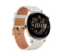 HUAWEI WATCH GT 3 42 mm Hellgold, weißes Lederarmband