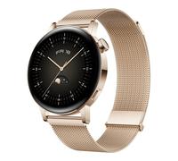 HUAWEI Watch GT 3 42 mm Smartwatch, Lange Akkulaufzeit, ganztägige SpO2-Überwachung, KI-Lauftrainer, genaue Herzfrequenzüberwachung, 100+ Trainingsmodi, Hellgold