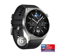 HUAWEI Watch GT 3 Pro 46 mm Smartwatch für Herren, Zifferblatt aus Saphirglas, Gesundheitsüberwachung 24 h, Batterielebensdauer bis zu 14 Tage, 5 ATM, GPS, Fluor-Elastomer + 6 Monate
