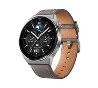 HUAWEI Watch GT 3 Pro 46mm Smartwatch, Titangehäuse, Saphirglas, Tauch Modus,Lange Akkulaufzeit, dratlosses Aufladen,Herzfequenz und SpO2 Überwachung, 30 Monate Garantie, Gray