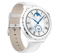 Huawei Watch GT 3 Pro Ceramic 43mm mit Lederarmband weiß