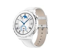 HUAWEI Watch GT 3 Pro Smartwatch Keramik Fluoroelastomer Strap, 130-190 mm, white
