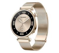 HUAWEI Watch GT 4 41mm, GPS, iOS & Android, Stainless Steel Case, Smartwatch, Bis zu 7 Tage Akkulaufzeit, Kalorienmanagement, Professionelles Gesundheitsmanagement, SpO2, Goldenes Strap