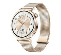 HUAWEI Watch GT 5 41 mm Smartwatch, Kunstvolles Design, Erweiterte Lauf- und Fahrradfunktionen, Gesundheitsmonitoring, Bis zu 7 Tage Akkulaufzeit, Kompatibel mit iOS & Android, Gold