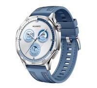 HUAWEI Watch GT 5 46 mm Smartwatch, Kunstvolles Design, Erweiterte Lauf- und Fahrradfunktionen, Gesundheitsmonitoring, Bis zu 14 Tage Akkulaufzeit, Kompatibel mit iOS & Android, Blau