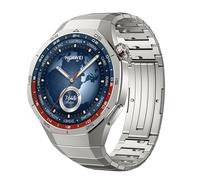 HUAWEI Watch GT 5 Pro 46 mm Smartwatch, Kunstvolles Design, Sportfunktionen auf Profi-Niveau, Health-Tracking, EKG-Monitoring, bis zu 14 Tage Akkulaufzeit, GPS, Bluetooth-Anrufe, iOS&Android, Titan