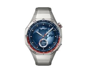 HUAWEI WATCH GT 5 Pro 46mm Titanbeschichtetes Edelstahlgehäuse mit Titan-Armband