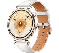 Huawei Watch GT 6 41mm (Konsu-B19L), Smartwatch gold, weißes Lederverbundarmband