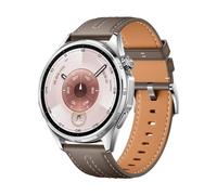 Huawei Smartwatch Watch GT 6 46mm – Silbergehäuse, braunes Armband