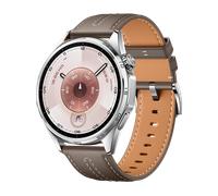 Huawei Watch GT 6 46mm Silber (Braunes Armband)