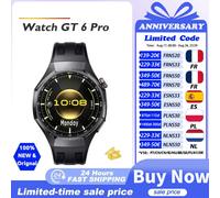 HUAWEI WATCH GT 6 Pro HUAWEI Smartwatch HUAWEI Uhr 1,47 Zoll AMOLED 21 Tage Akkulaufzeit HarmonyOS 6.0 NFC Bluetooth-Anrufe HUAWEI WATCH GT 6Pro 6 Pro Black 46mm today ship