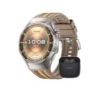 HUAWEI Watch GT 6 Pro Smartwatch+FreeBuds SE 3 Schwarz, GPS, EKG, AMOLED-Display, Bis zu 21 Tage Akku, umfassende Fahrrad-Features, Kompatibel mit Android™ & iOS, Gesundheitsmonitoring, Braun, 46mm
