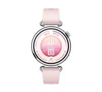 HUAWEI WATCH GT 7 41 mm, rosa Gehäuse aus Edelstahl, rosa EasyCross-Fluorelastomer-Armband