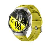 Huawei WATCH GT 7 Pro, 46 mm, Gehäuse aus Titanlegierung + gelbem Fluorelastomer-Armband Smartwatch - 10€ sparen mit Wero