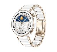 HUAWEI WATCH GT5 PRO 42MM (JANA-B29C) CERAMIC WHITE Smartwatch Keramik Titanium Armband, 130 mm - 190 mm, Weiß