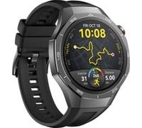 Huawei Watch GT5 PRO 46mm (Vili-B29F), Smartwatch grau, Gehäuse aus Titan und Keramik, schwarzes Fluorelastomerarmband
