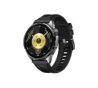 HUAWEI Watch GT6 46 Smartwatch Fluorelastomerarmband, 140-210 mm, Schwarz