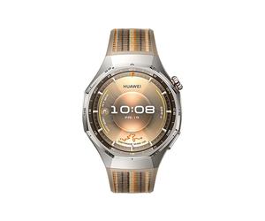 HUAWEI WATCH GT6 PRO 46MM WOVEN STRAP BROWN Smartwatch Titanlegierung Nylon, 140-210 mm, Titan/Braun