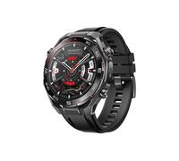 HUAWEI WATCH ULTIMATE 2 BLACK FLUOROELASTOMER STRAP MSB Smart Watch Amorphes Zirkonium 2.0 mit besonders harter Beschichtung / Keramiklünette Keramikgehäuse Fluorelastomer-Armband, 22 mm, Schwarz