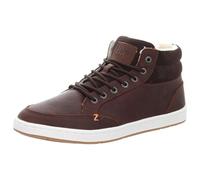 HUB Footwear gefütterte Herren Sneakers Mark Dark Brown, Größe:46 EU