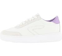HUB Damen Sneaker Baseline-W S34 Suede weiß lila (eu_Footwear_Size_System, Adult, Numeric, medium, Numeric_39)