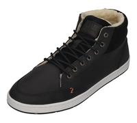 HUB Footwear gefütterte Herren Sneakers Mark Black White, Größe:45 EU