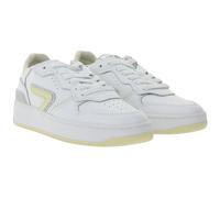 HUB Smash L31 Damen Sneaker mit Terry-Fütterung Echtleder-Schuhe W5008L31-L10-897 Weiß/Beige 38