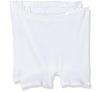 HUBER Damen Huber Damen Maxi Kurzes Bein 2er Pack Cotton 2 Pack Fine Rib Taillenslip, Weiß, 42 EU