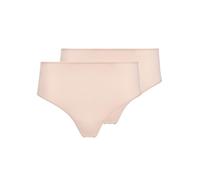 Huber Damen String 2er Pack hautnah Micro 2 Pack 010115 Gr. 44 in Dusty Rose