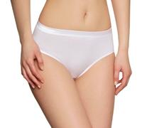 Huber Damen Unterhose Finesse Midi Slip, Gr. 42 (XL), Weiß (Weiss 0500)