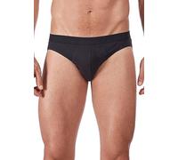 Huber Herren Brasil 2er Pack Slip, Schwarz (Schwarz 7665), Medium (Herstellergröße: M)