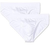 HUBER Herren Huber Herren Brasil 2er Pack Slip, Weiß (Weiss 0500), XL EU