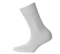Hudson 1 Paar Damen Socken, Relax Cotton Strumpf, Komfortbund, Einfarbig 39-42 Weiß