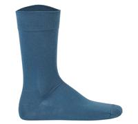 Hudson 1 Paar Herren Socken, Relax Cotton Strumpf, ohne Gummifäden, Einfarbig 41-42 Blau