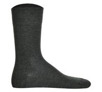 Hudson 1 Paar Herren Socken, Relax Cotton Strumpf, ohne Gummifäden, Einfarbig 43-44 Grau