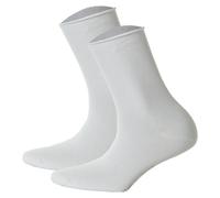 Hudson Damen Socken Only 2-Pack Rollrand Weiß 0008 Gr. 39-42