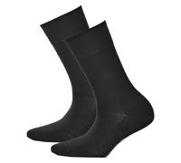 Hudson 2 Paar Damen Socken, Relax Cotton Strumpf, Komfortbund Schwarz / 35-38 35-38 Schwarz