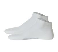 Hudson 2 Paar Herren Sneaker Socken - Only 2Pack, Füssling, Invisible, Einfarbig 47-50 Weiß