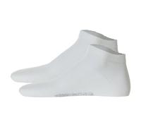 Hudson 2 Paar Herren Sneaker Socken - Only 2Pack, Füssling, Invisible, Einfarbig Weiss 47-50 (12-15 UK)