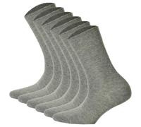 Hudson 6 Paar Damen Socken - Only 6-Pack, Strumpf, Komfortbund, Einfarbig Silber 35-38 (2,5-4,5 UK)