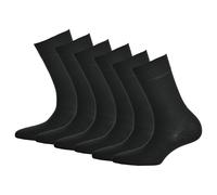 Hudson 6 Paar Damen Socken - Only, Strumpf, Komfortbund, Einfarbig (3x 2-Pack) Schwarz / 35-38 (2,5-4,5 UK) 35-38 Schwarz